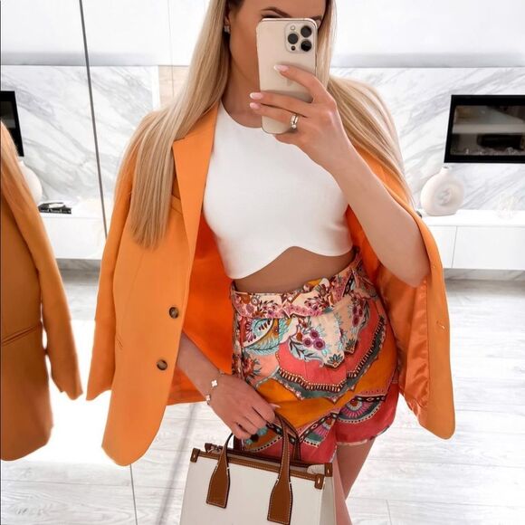 ZARA BLEND SHORTS - Picture 10 of 16